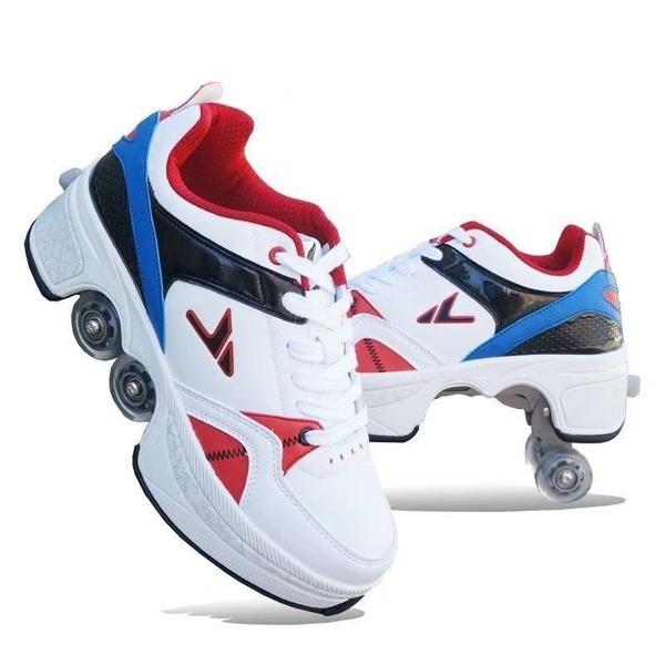 Roller Shoes, Adulte Chaussure Roller Kick Roller LED avec